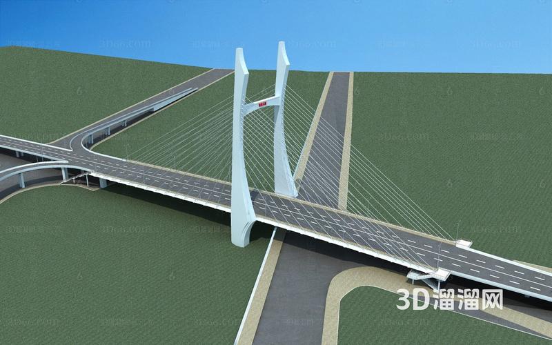 桥梁类型含大桥等3d模型